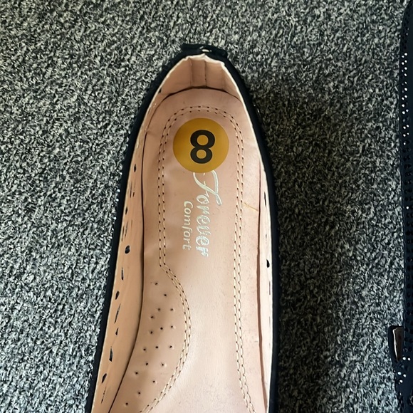 NWT Black Flats Sz 8 - Picture 5 of 7